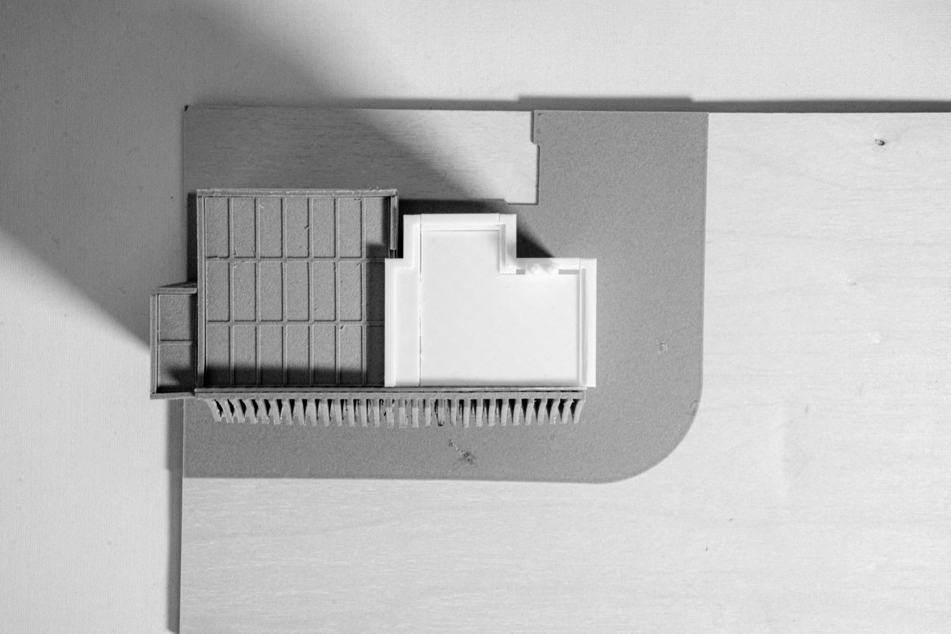 Parametric Facade — Ribbed parametric facade study exploring computational design and physical form